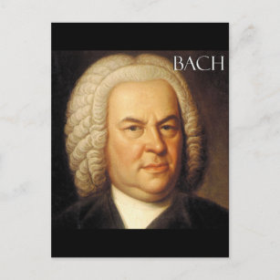 Johann Sebastian Bach Items Briefkaart
