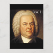 Johann Sebastian Bach Items Briefkaart (Voorkant)