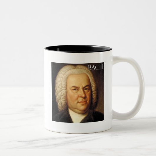 Johann Sebastian Bach Items Tweekleurige Koffiemok (Rechts)