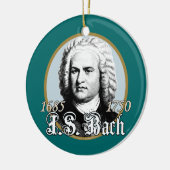 Johann Sebastian Bach Keramisch Ornament (Links)