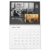 Johann Sebastian Bach met zijn handtekeningen, 202 Kalender (Jan 2026)