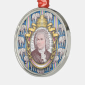 Johann Sebastian BACH Metalen Ornament (Links)