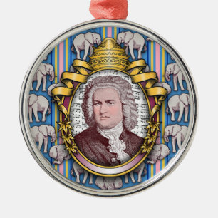 Johann Sebastian BACH Metalen Ornament