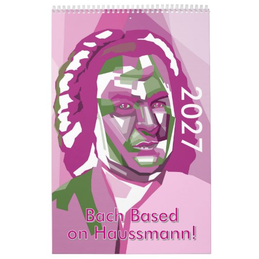 Johann Sebastian Bach, moderne kalender (Hoes)