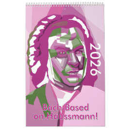 Johann Sebastian Bach, moderne kalender 2026