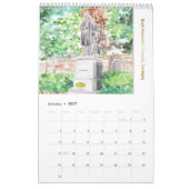 Johann Sebastian Bach-monumenten, Kalender (Jan 2027)