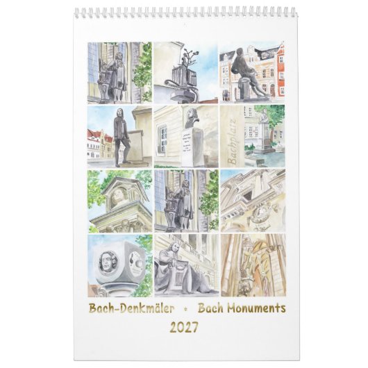 Johann Sebastian Bach-monumenten, Kalender (Hoes)