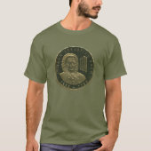 Johann Sebastian Bach, organist T-shirt (Voorkant)