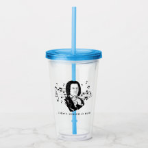 Johann Sebastian Bach Portrait / Bust met notities