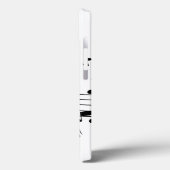 Johann Sebastian Bach Portrait en Bust met notitie Case-Mate iPhone Case (Achterkant / Links)