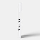 Johann Sebastian Bach Portrait en Bust met notitie Case-Mate iPhone Case (Achterkant / Rechts)