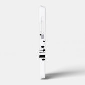 Johann Sebastian Bach Portrait en Bust met notitie Case-Mate iPhone Case (Achterkant / Links)