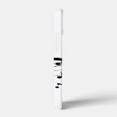 Johann Sebastian Bach Portrait en Bust met notitie Case-Mate iPhone Case (Achterkant / Rechts)