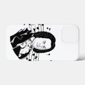 Johann Sebastian Bach Portrait en Bust met notitie Case-Mate iPhone Case (Achterkant (horizontaal))