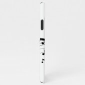 Johann Sebastian Bach Portrait en Bust met notitie iPhone Hoesje (Rechterkant)