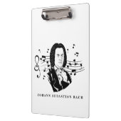 Johann Sebastian Bach Portrait en Bust met notitie Klembord (Links)
