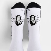 Johann Sebastian Bach Portrait en Bust met notitie Sokken (Top)