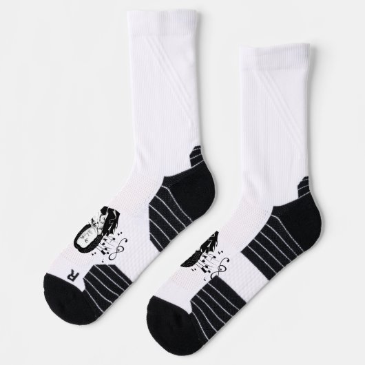 Johann Sebastian Bach Portrait en Bust met notitie Sokken (Links)