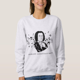 Johann Sebastian Bach Portrait en Bust met notitie Trui