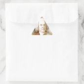 Johann Sebastian Bach Portrait in beige Sticker (Tas)