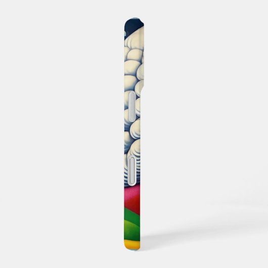 Johann Sebastian Bach Portrait iPhone 16 Hoesje (Rechterkant)