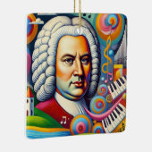 Johann Sebastian Bach Portrait Keramisch Ornament (Rechts)