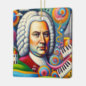Johann Sebastian Bach Portrait Keramisch Ornament (Links)