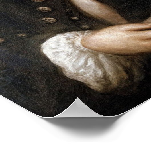 Johann Sebastian Bach Portrait Poster (Hoek)