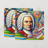 Johann Sebastian Bach Portrait Save The Date (Voorkant / Achterkant)