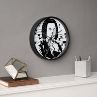 Johann Sebastian Bach Portret en buste met noten