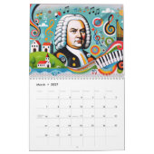 Johann Sebastian Bach Portretten: Kunstwerken 2026 Kalender (Mar 2027)