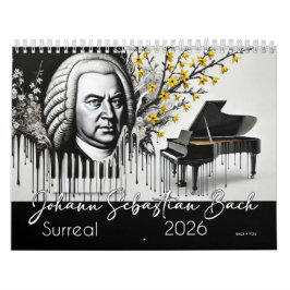 Johann Sebastian Bach Portretten: Surrealistisch 2 Kalender