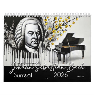 Johann Sebastian Bach Portretten: Surrealistisch 2 Kalender