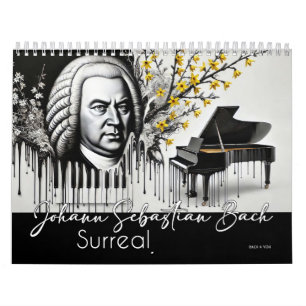 Johann Sebastian Bach Portretten: Surrealistisch Kalender