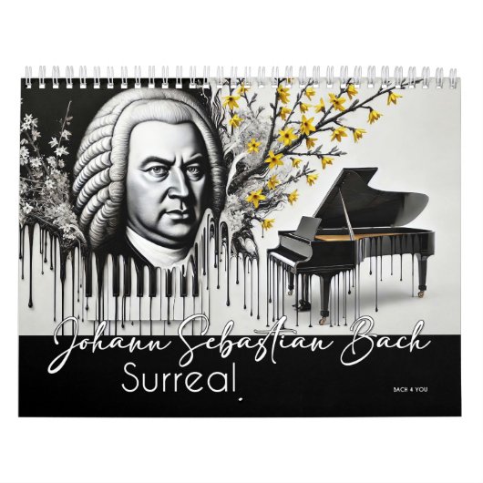 Johann Sebastian Bach Portretten: Surrealistisch Kalender (Hoes)