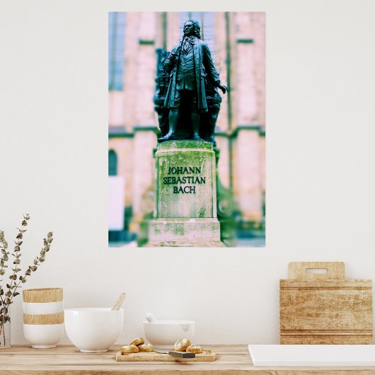 Johann Sebastian Bach Poster (Keuken)