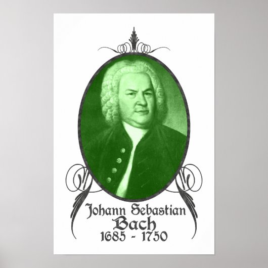 Johann Sebastian Bach Poster (Voorkant)