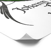 Johann Sebastian Bach Poster (Hoek)