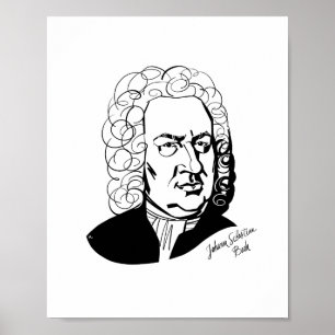 Johann Sebastian Bach Poster