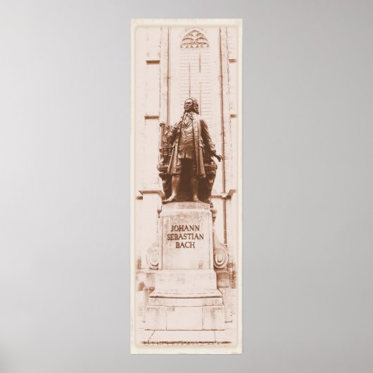 Johann Sebastian Bach Poster (Voorkant)