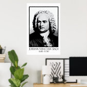 Johann Sebastian Bach Poster (Thuiskantoor)