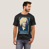 Johann Sebastian Bach Poster Political Parody T-shirt (Voorkant volledig)