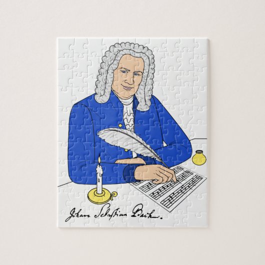 Johann Sebastian Bach Puzzle für Kinder Legpuzzel (Verticaal)