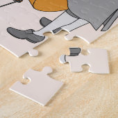 Johann Sebastian Bach Puzzle für Kinder Legpuzzel (Zijkant)