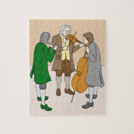 Johann Sebastian Bach Puzzle für Kinder Legpuzzel