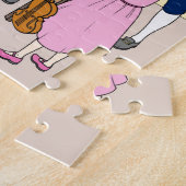 Johann Sebastian Bach Puzzle für Kinder Legpuzzel (Zijkant)