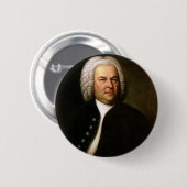 Johann Sebastian Bach Ronde Button 5,7 Cm (Voorkant /achterkant)