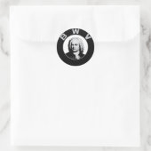 Johann Sebastian Bach Ronde Sticker (Tas)