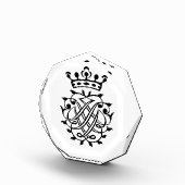 Johann Sebastian Bach Seal Crest Monogram Insignia Fotoblokken (Rechts)