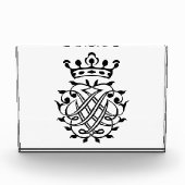 Johann Sebastian Bach Seal Crest Monogram Insignia Fotoblokken (Voorkant)